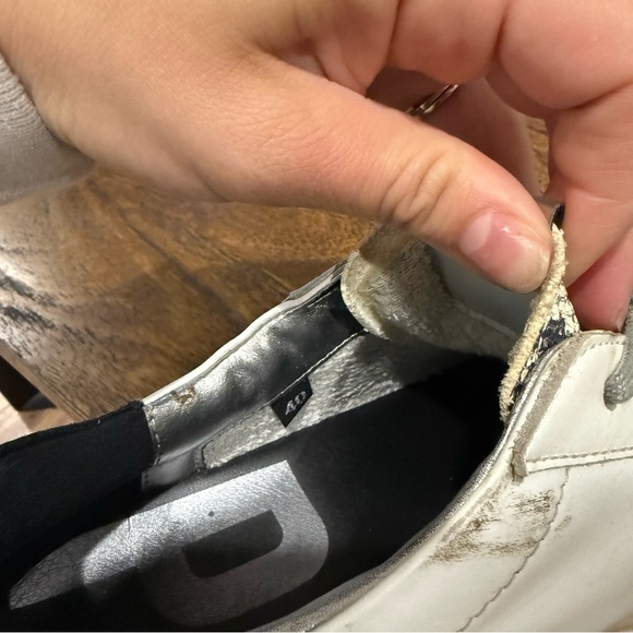 P448 John Python-Print Leather Low Top Sneakers - Picture 11 of 15